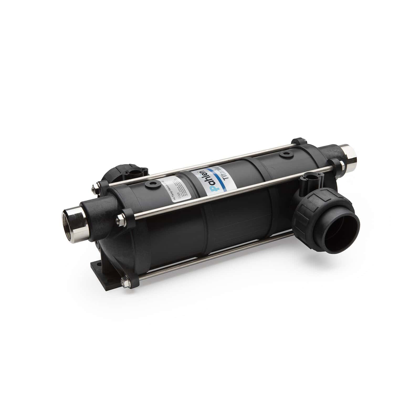 Échangeur de chaleur Pahlen Hi-Temp Titanium 75 kW pour le chauffage de piscine.