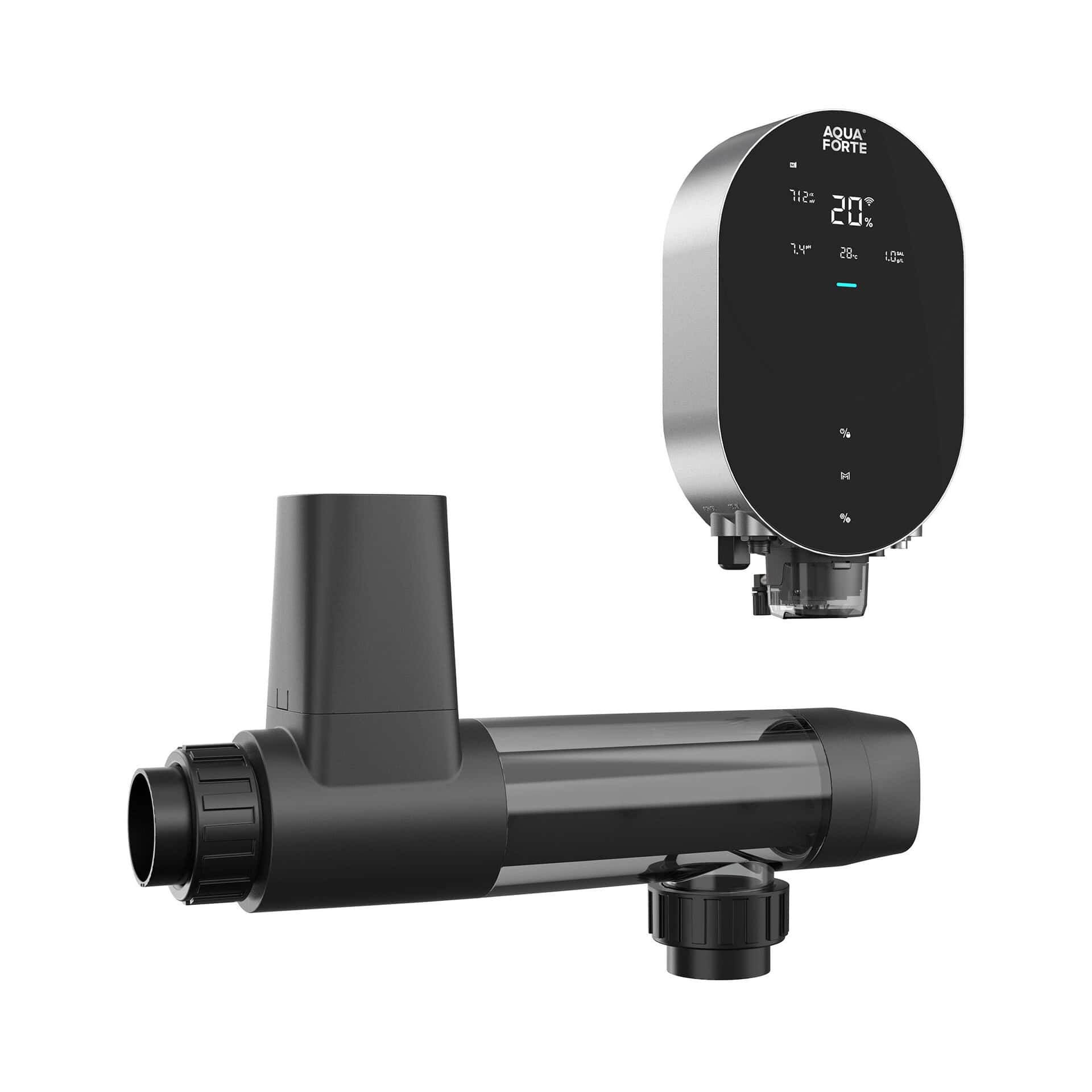 Appareil d'électrolyse au sel pour piscines jusqu'à 40 m³, AquaForte B-Clear LS60.