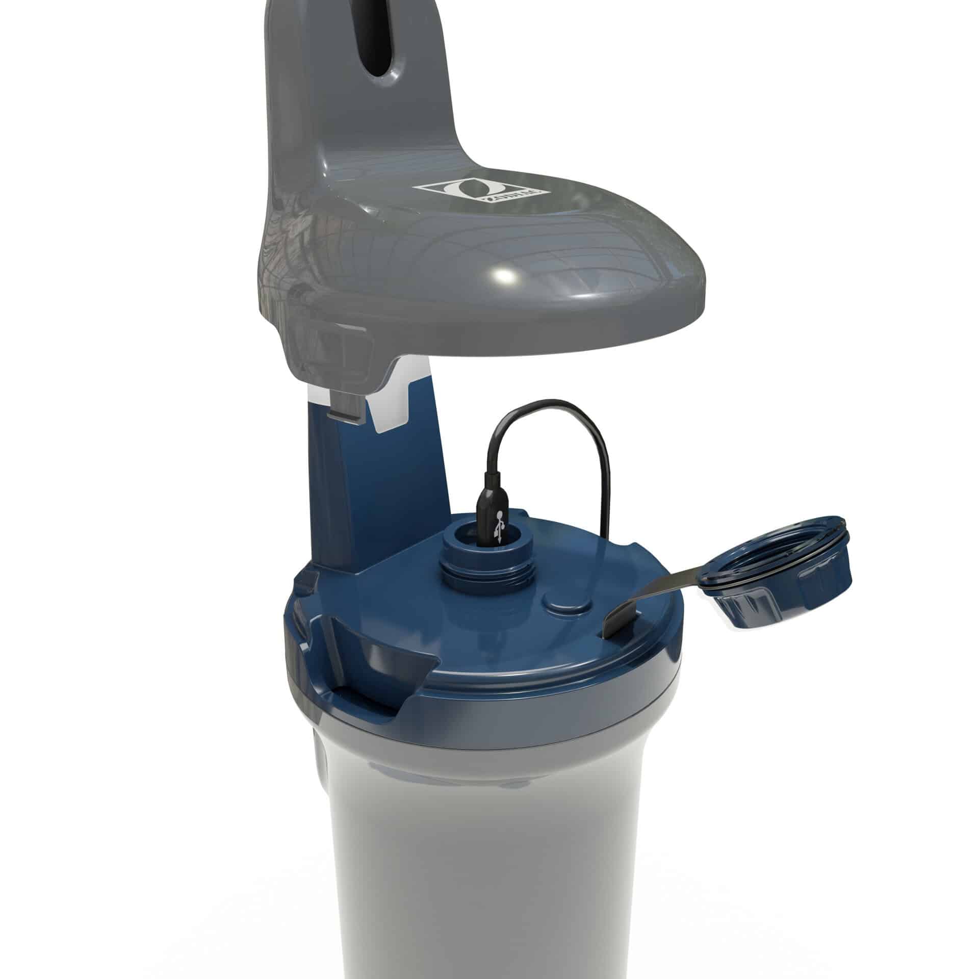 Appareil de purification d'eau pour une eau de piscine propre et claire.