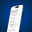 Smartphone avec application de surveillance de la qualité de l'eau pour piscines.