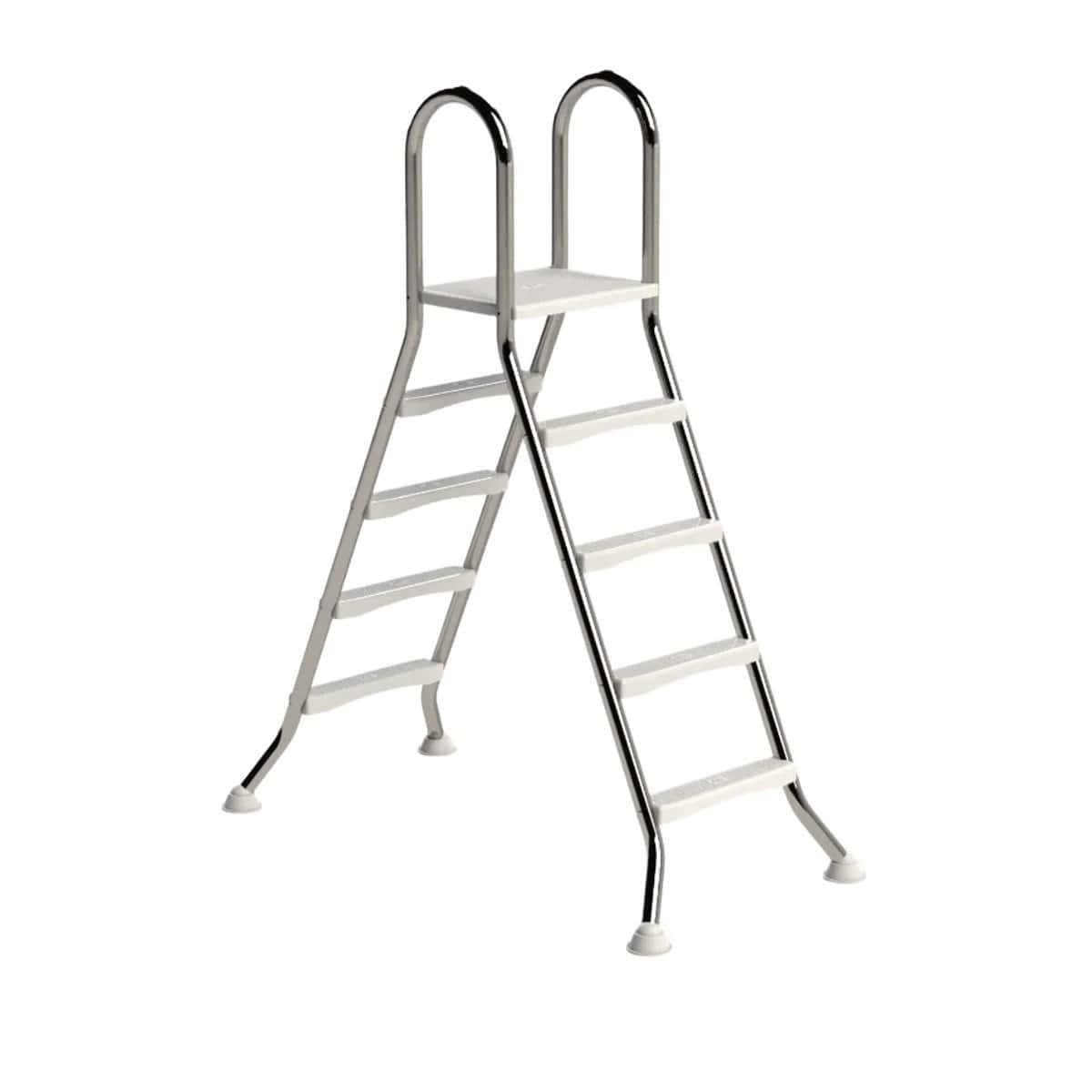 IDEAL échelle de piscine A-frame en inox 2 x 4 marches - AISI 304