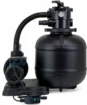 Kit filtre à sable DK 400 pour piscines, capacité de 6 m³/h, comprenant filtre et pompe.