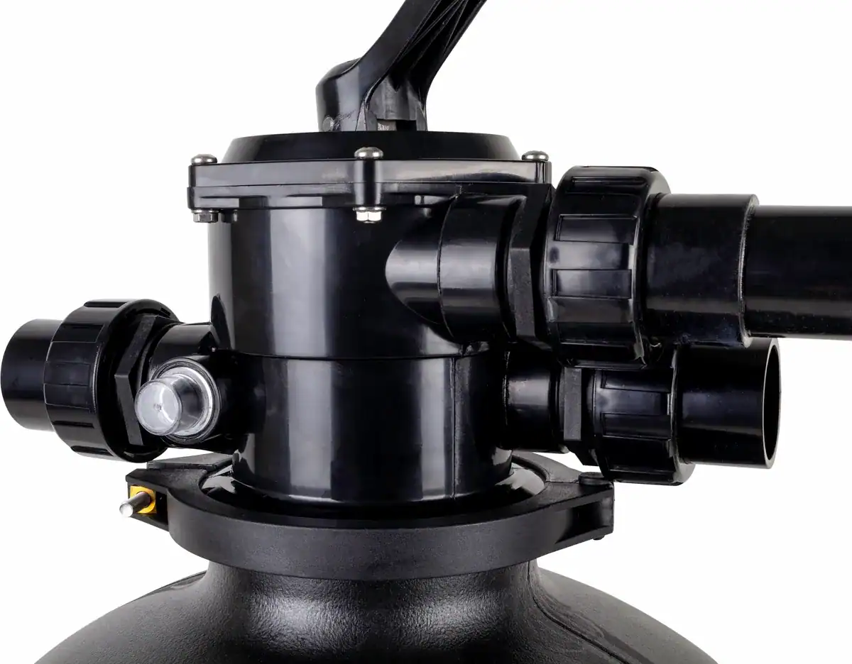 Kit filtre à sable DK 560 pour piscines, capacité 12 m³/h, comprenant filtre et pompe.