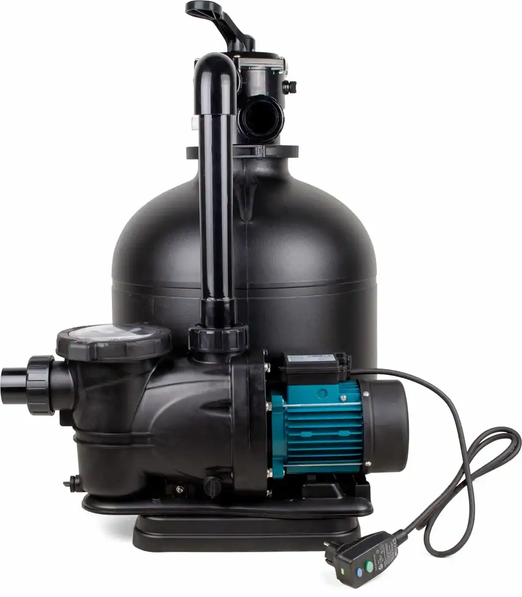 Kit filtre à sable DK 560 pour le nettoyage de piscine, capacité 12 m³ par heure.