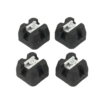 Amortisseurs de vibrations pour mini pompes à chaleur, set de 4 pièces, réduit le bruit et les vibrations.