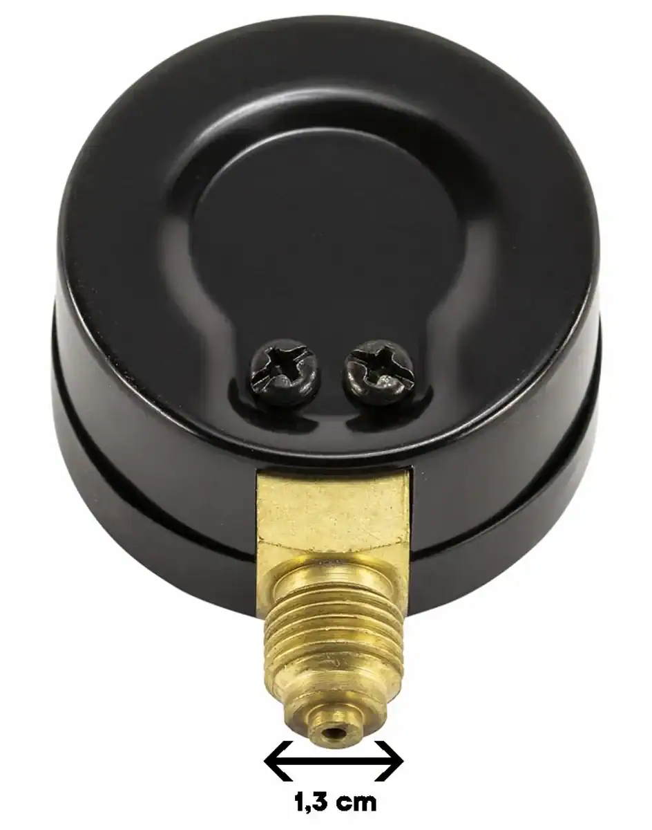 Indicateur de pression pour filtre à sable, 0-4 bar, raccord 1/4", adapté aux installations de filtration de piscine.