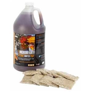 Nutriment de piscine Microbe-lift Autumn Winter pour l'entretien hivernal, 4L.