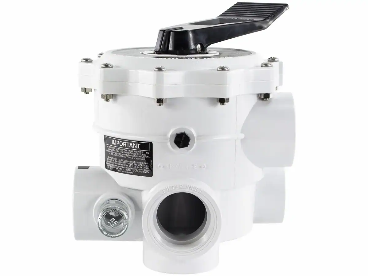 Vanne 6 voies Hayward pour filtre à sable Vari-flo SP715, conception topmount.