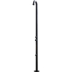 Douche extérieure en inox pour piscine ou jardin, design moderne.