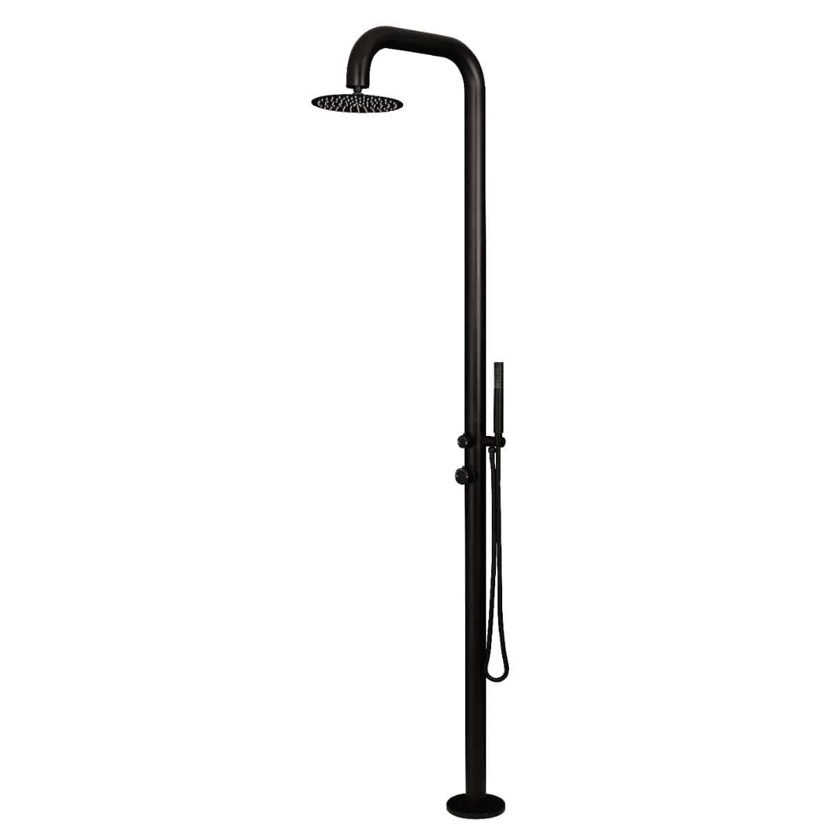 Douche extérieure W'eau Aurora - Inox noir mat