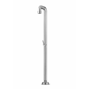 Douche extérieure en inox pour jardin et piscine.