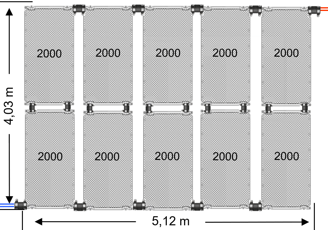 Panneaux solaires pour le chauffage de piscine jusqu'à 40 m², économes en énergie et respectueux de l'environnement.