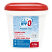 Bâtonnets de chlore Cal-Hypo O pour l'entretien de la piscine, 4,5 kg, action prolongée.
