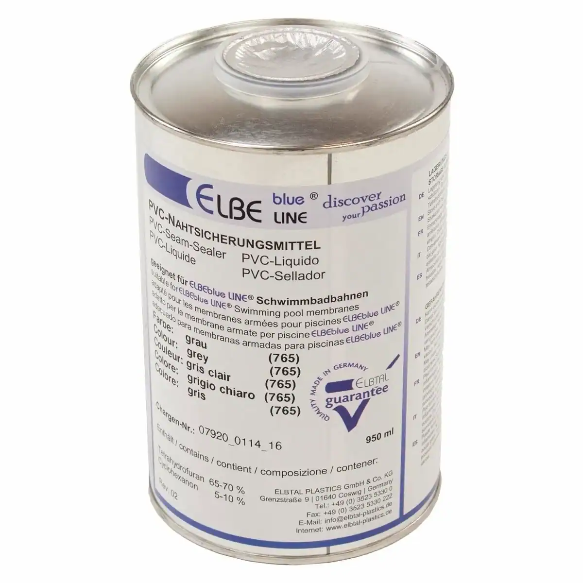 Mastic PVC pour piscines et étanchéité imperméable.