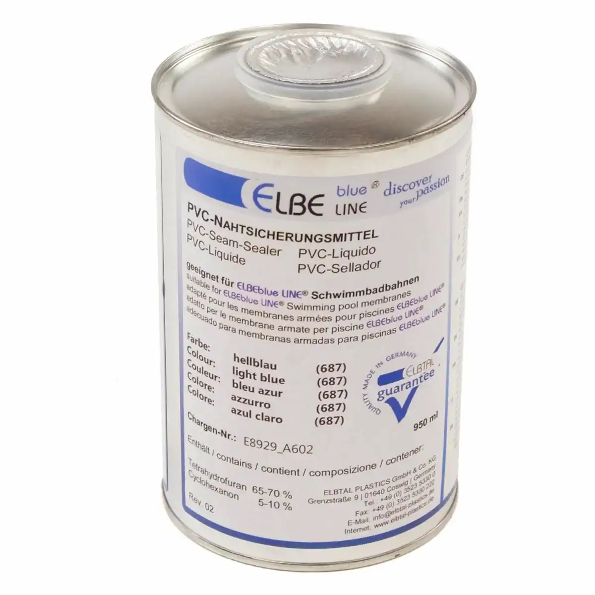Mousse de sécurité pour piscines, 950 ml, adaptée à l'étanchéité des membranes de piscine et des fuites.