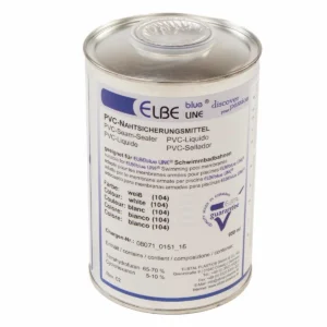 Mastic d'étanchéité PVC pour piscine en boîte, adapté à l'étanchéité imperméable des piscines.