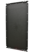 Capteur solaire pour le chauffage de piscine, noir, avec perforations.