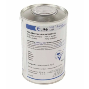 Mastic de joint PVC pour piscines, étanche et adapté aux réparations de piscine.