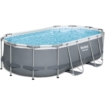 Piscine ovale Bestway Power Steel - 427 x 250 x 100 cm - avec pompe filtrante et accessoires