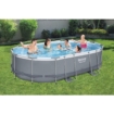 Piscine ovale Bestway Power Steel - 488 x 305 x 107 cm - avec pompe de filtration et accessoires
