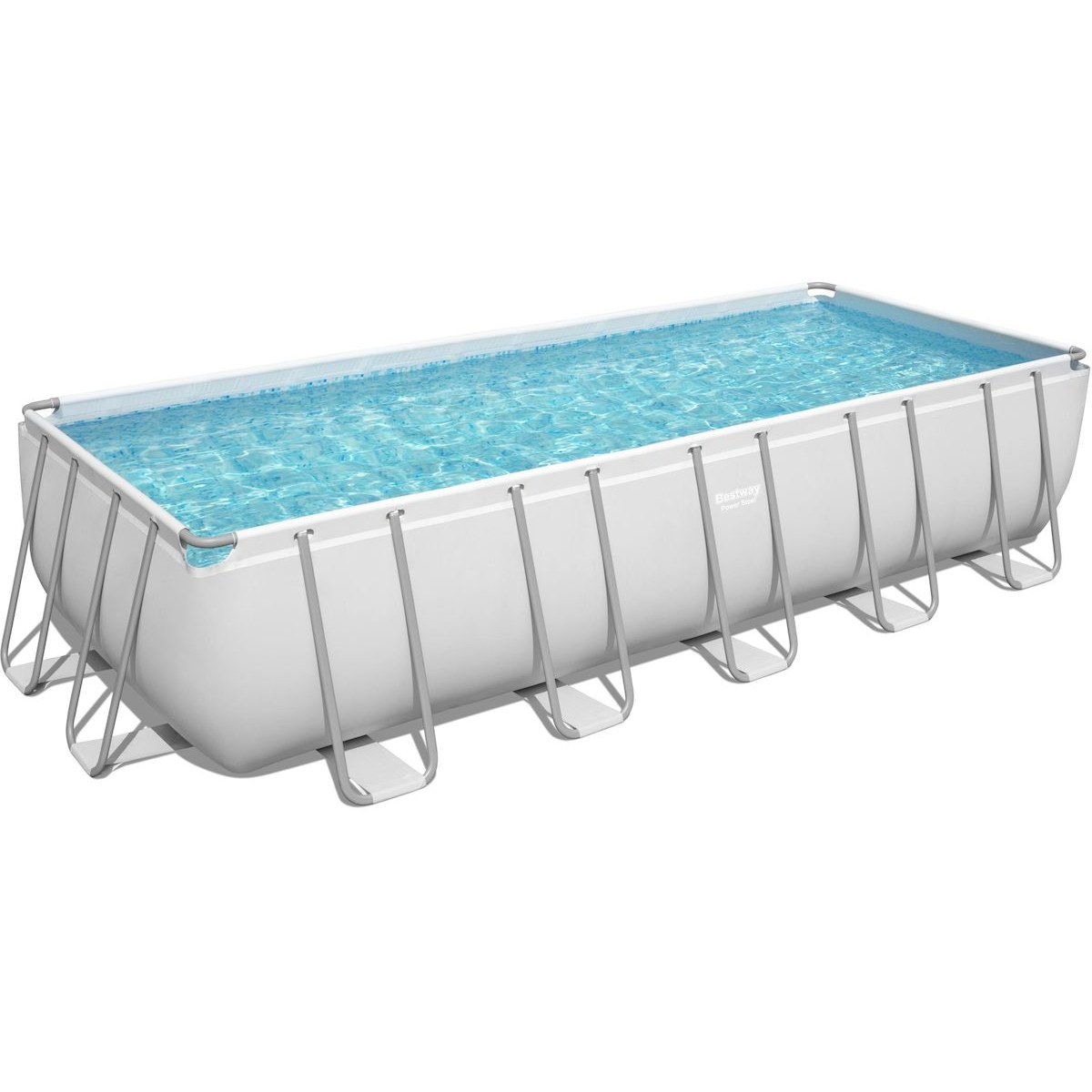 Piscine Bestway Power Steel - 640 x 274 x 132 cm - avec pompe à filtre à sable et accessoires