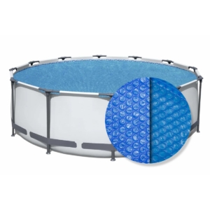 Bâche solaire Bestway ronde - 427 cm (dimension de la bâche 417) - Bleu