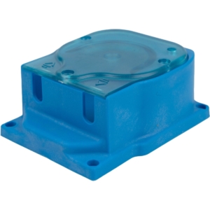 Filtre de piscine bleu pour le traitement de l'eau et l'entretien.