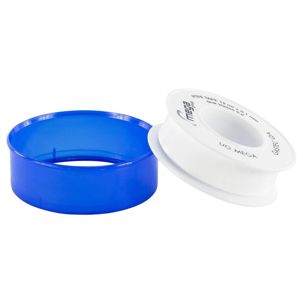 Tuyau de piscine bleu et blanc avec connecteur pour pièces de piscine.