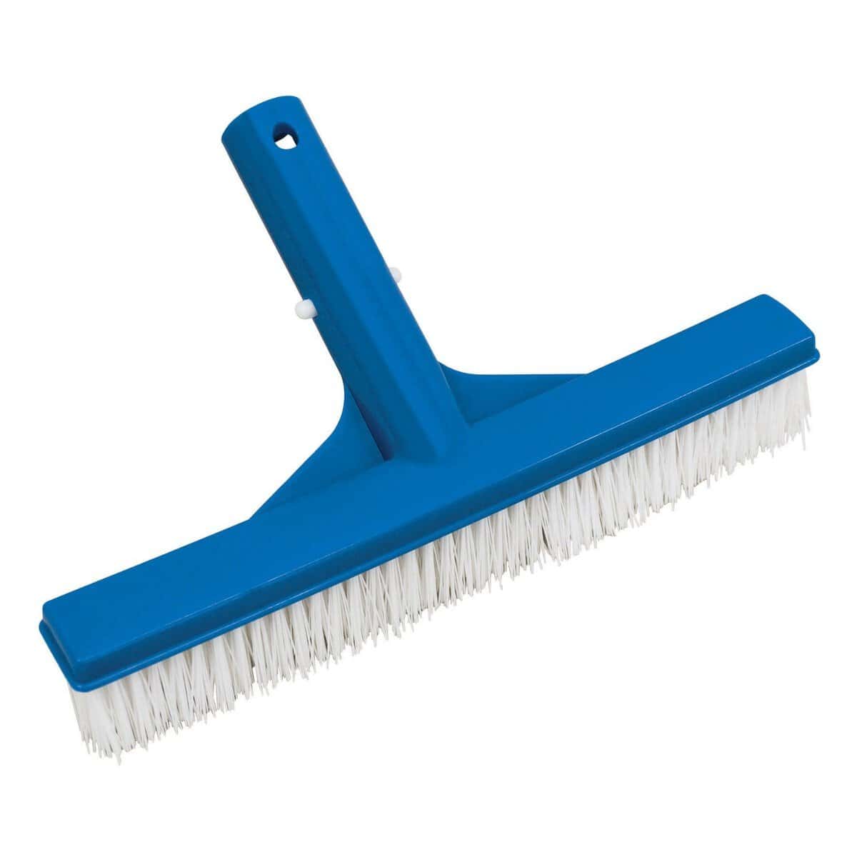 Brosse de piscine bleue pour le nettoyage des piscines.
