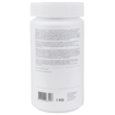 Petit flacon blanc de produit nettoyant pour piscine, 1 kg, adapté à l'entretien de la piscine.