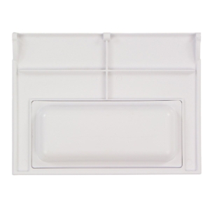 Filtre de piscine blanc avec élément filtrant pour une eau propre.