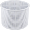 Panier de filtre de piscine rond pour filtre de piscine, blanc, adapté à une eau propre.