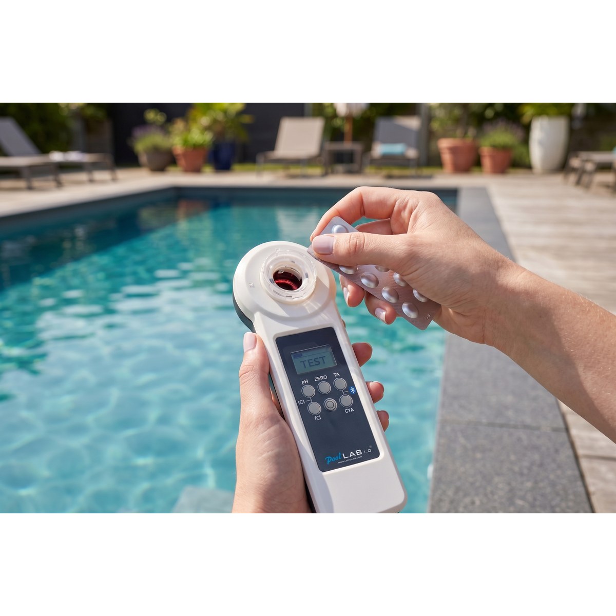 Toppy PoolLab 1.0 testeur numérique pour piscine