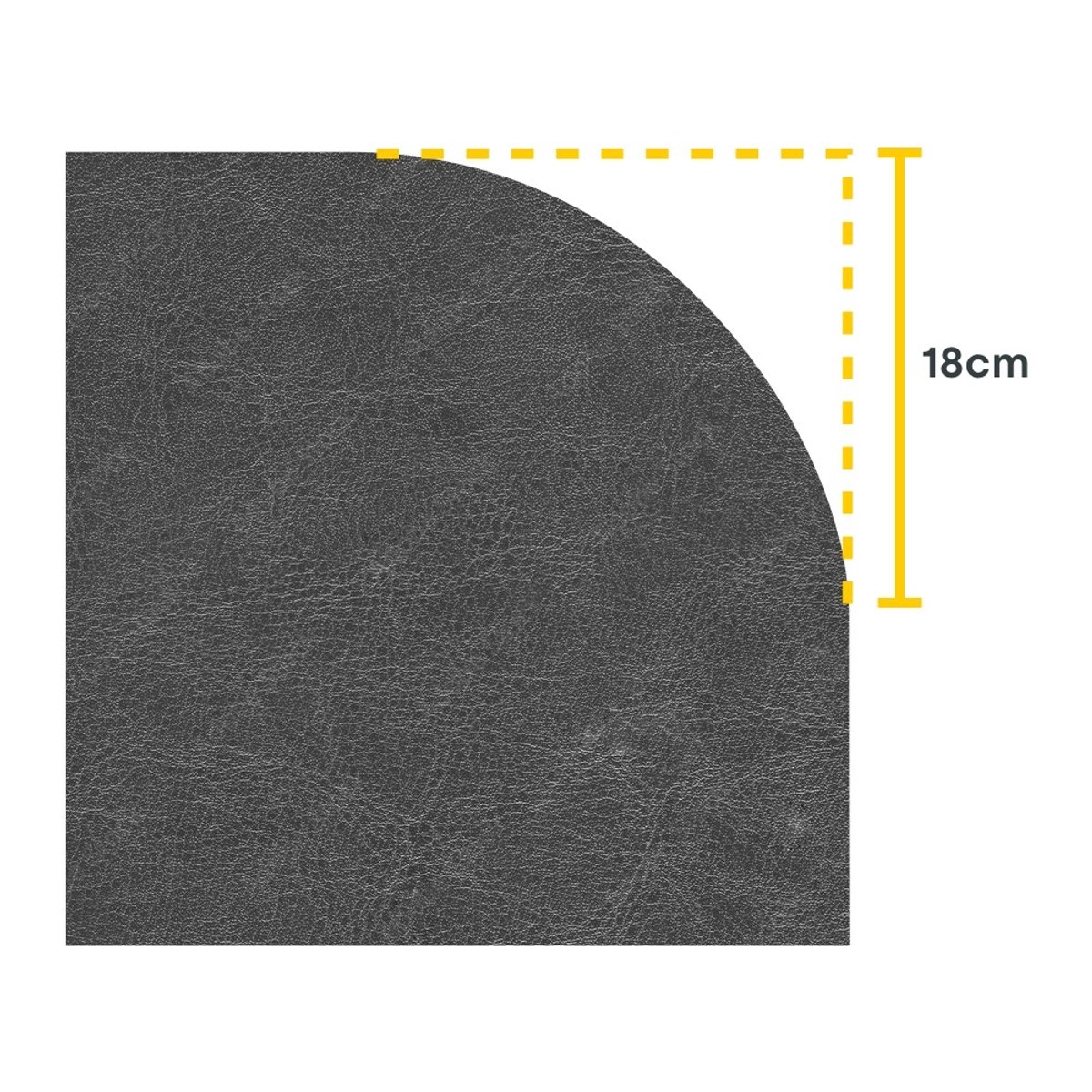 Couverture de spa W'eau 240 x 240 cm - Marron - Rayon 18 cm