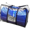 Piscine gonflable dans un sac de transport étanche, idéale pour les journées d'été.