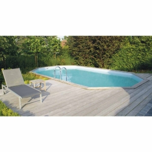 Piscine en bois Gardipool Oblong - 8.10 x 4.60 x 1.33 m
