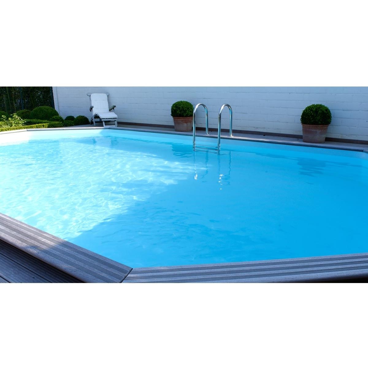 Piscine en bois Gardipool Oblong - 8.10 x 4.60 x 1.33 m
