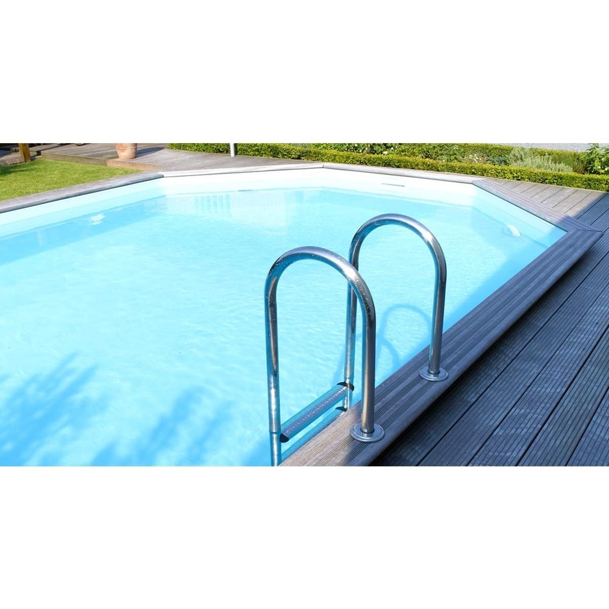 Piscine en bois Gardipool Oblong - 8.10 x 4.60 x 1.33 m