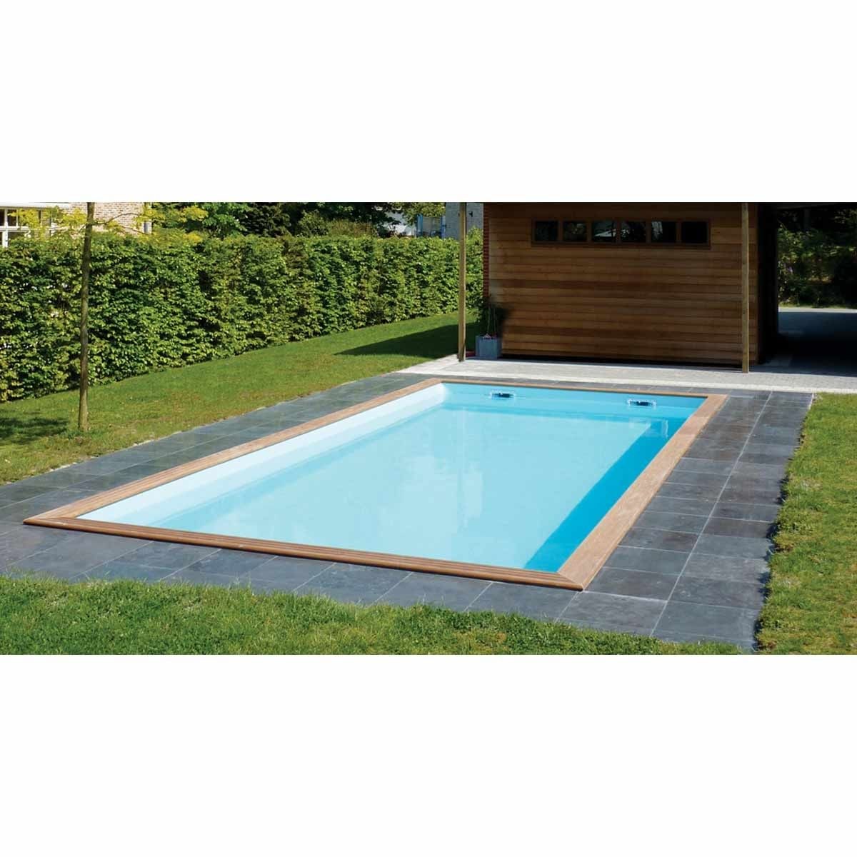 Piscine en bois Gardipool Quartoo - 8.20 x 3.90 x 1.46 m