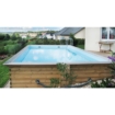 Piscine en bois Gardipool Quartoo - 8.20 x 3.90 x 1.46 m