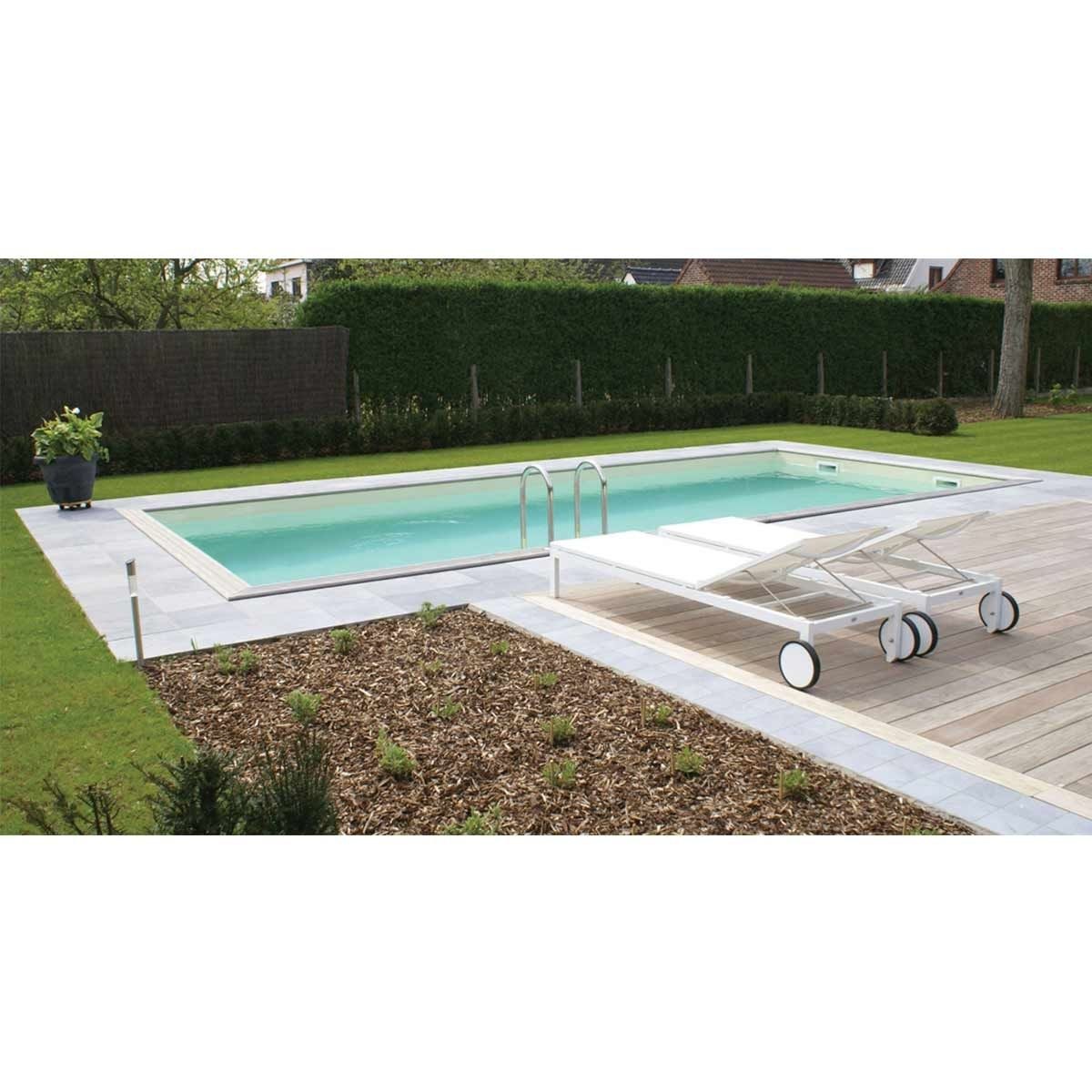 Piscine en bois Gardipool Quartoo - 8.20 x 3.90 x 1.46 m