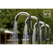 JEE-O Original Push douche extérieure - Inox brossé