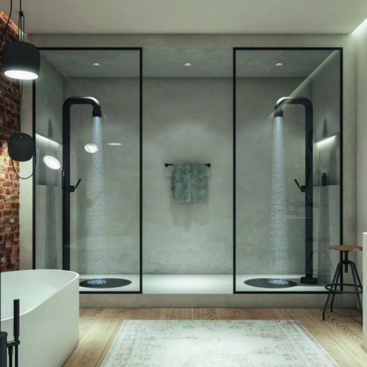 JEE-O Soho 02 douche extérieure - Inox noir mat