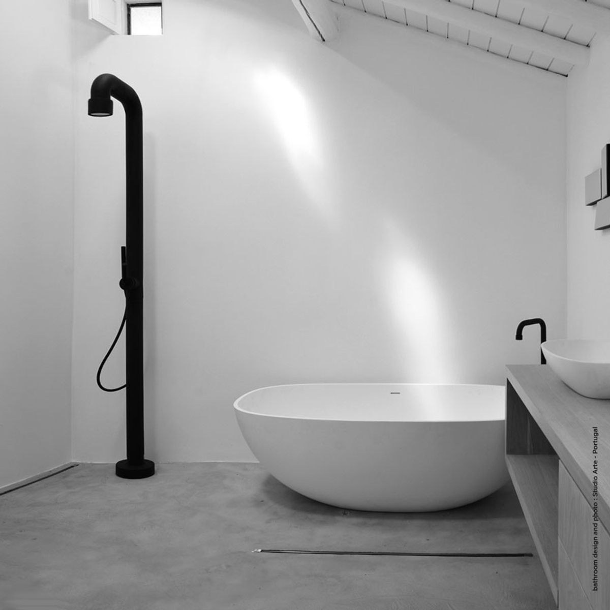 JEE-O Soho 02 douche extérieure - Inox noir mat