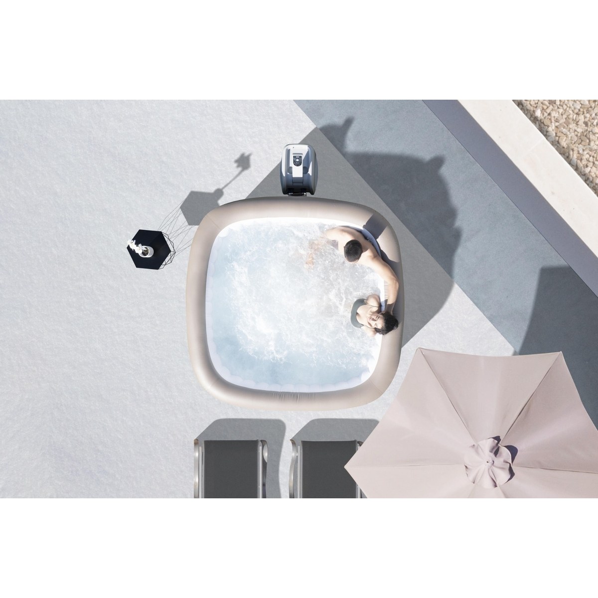 Lay-Z Spa Palma EnergySense Hydrojet Pro spa gonflable - 7 personnes