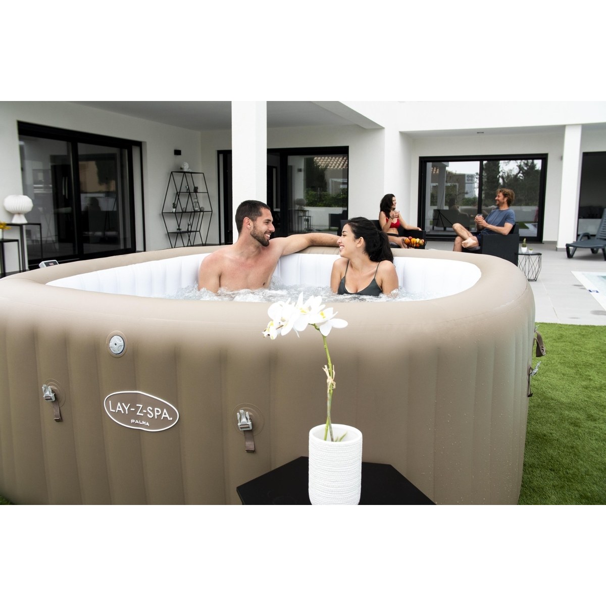 Lay-Z Spa Palma EnergySense Hydrojet Pro spa gonflable - 7 personnes