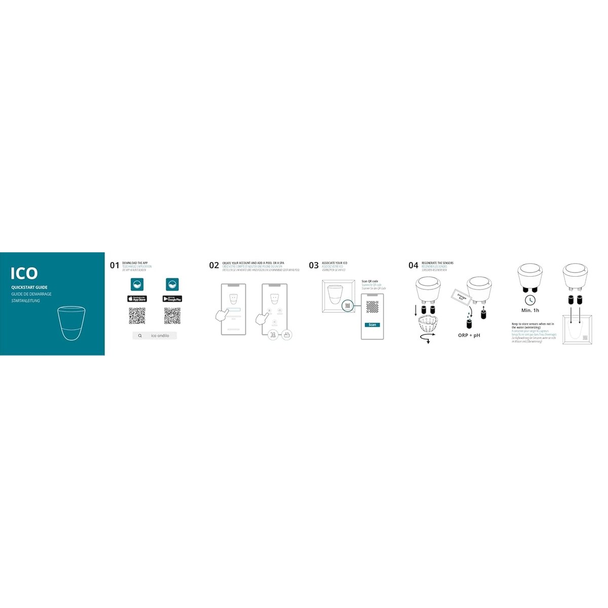 Ondilo ICO smart spa tester zoutwater