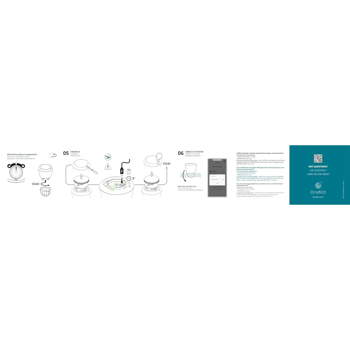 Ondilo ICO smart spa tester zoutwater