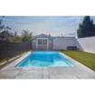 Piscine en polypropylène avec escalier d'angle - 6,10 x 3,10 x 1,50 m