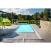 Piscine en polypropylène avec escalier d'angle - 6,10 x 3,10 x 1,50 m